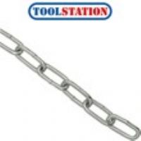 Bright Steel Chain 6mm x 33mm x 10m