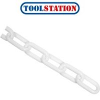 Plastic Chain White 6mm x 5m