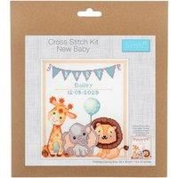 Trimits Large Cross Stitch Kits - Counted Embroidery Needlework for Adults Beginners Kids, Christmas Gifts Wall Art (Frame Not Included), 11 Count, Baby