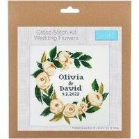 Trimits Large Cross Stitch Kits - Counted Embroidery Needlework for Adults Beginners Kids, Christmas Gifts Wall Art (Frame Not Included), 11 Count, Celebration