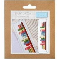 Trimits I Love Books Bookmark Cross Stitch Kit