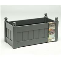 26'' AFK Classic Painted Trough Garden Planter Charcoal Paint with Plastic Liner