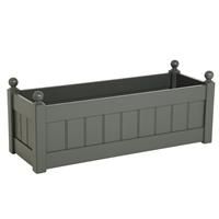 AFK Classic Wooden Painted Trough, 87cm, Charcoal