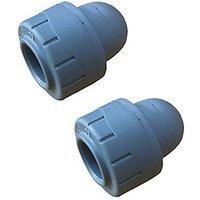 Polyplumb Push Fit Socket Blank End 22mm | PB1922