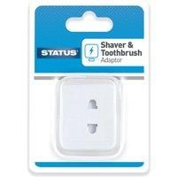 Status 501587 Shaving Adaptor White, Aluminium, 1 W