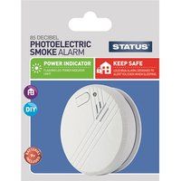 Status Photoelectric Smoke Alarm - Battery Included