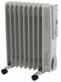 Status Oil Filled Radiator 9 Fin 2000 Watt- Grey