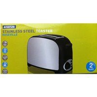 Status Roseville 2 Slice Toaster 750w Variable Browning Control,Cancel Function