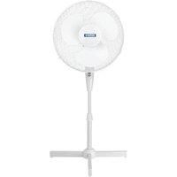Status Portable 16-Inch Oscillating Stand Fan, White