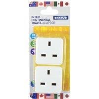 Worldwide Twin Pack Adaptor