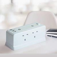 Status Block Design 4-Socket Extension Lead - 1m