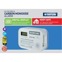 STATUS Compact Digital Carbon Monoxide Alarm - White - 85 Decibels - SDCMA3XAA1P