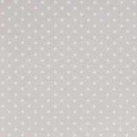By the Metre White Spot Clear PVC