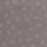 By the Metre Dandelion Grey PVC