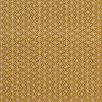 By the Metre Diamond Geo Ochre PVC Fabric