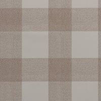 By the Metre Taupe Squares PVC Cream/Brown