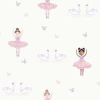 Ballerina Wallpaper Cream Holden 12461