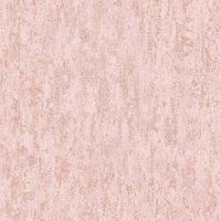 Holden Decor Industrial Texture Blush Pink Metallic Rose Gold Wallpaper 12841