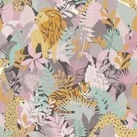 Holden Animal Kingdom Pink Wallpaper Paper  wilko