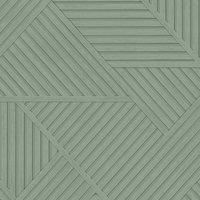 Wood Effect Geometric Wallpaper Sage Green Holden 13200