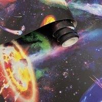 Multicoloured Nebula Space Wallpaper Kids Playroom Comets Shooting Stars 13230