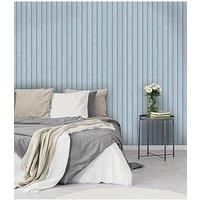Realistic Wooden Slats Holden Wallpaper Soft Blue  13302 Living Room Nursery