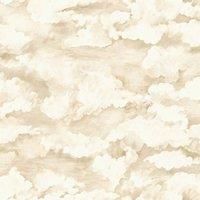 Holden Decor Cloudscape Cream Wallpaper 13710 - Sky Painted Clouds Nursery