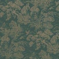 Holden Decor Crane Lagoon Wallpaper Floral Metallic Effect Modern Feature Wall