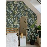 Holden Decor Trailing Palm Wallpaper - Teal