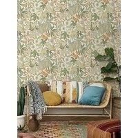 Holden Decor Exotic Fruit Wallpaper - Green/Orange