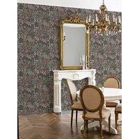 Holden Everbloom Navy Multi Wallpaper Retro Flowers Botanical Paste The Paper