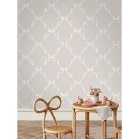 Holden Storybook Tied with a Bow Cute Minimalistic Kids Wallpaper Perfect for Children/'s Bedrooms, Nurseries, Playrooms Baby Girls/' Wallcovering Warm Grey (14031)