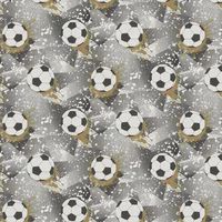Football Frenzy Wallpaper Grey Gold Holden 14090 Kids Soccer Bedroom