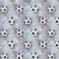 Holden Storybook Football Frenzy Sport Themed Metallic Textured Wallpaper for Kids Bedrooms, Playrooms in Lilac/Silver 14091