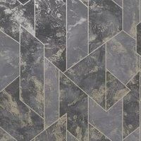Holden Decor Zarci Charcoal Wallpaper - 10.05m x 53cm