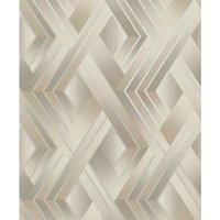 Holden Decor Tranquilo Taupe & Grey Wallpaper - 10.05m x 53cm