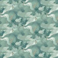 Holden Decor Parian Marble Duck Egg Metallic Wallpaper 36230