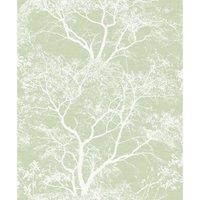 Holden Decor - Whispering Trees Sparkle Forest Glitter Wallpaper - Green 65620