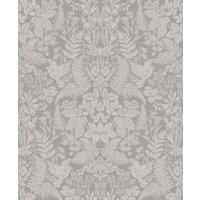 Holden Decor Woodland Stitch Grey Wallpaper 65789 - Linen Effect Wild Nature