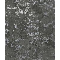 Holden Decor Obsidian Charcoal / Silver Wallpaper