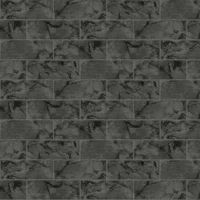 Holden Decor Tiling on a Roll Odeon Marble Tile Charcoal Wallpaper 89390 -