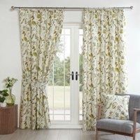 Sundour Grove Floral Pencil Pleat Curtains Fennel 46x90