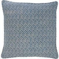 Sundour Aztec Diamond Geometric 3" Pencil Pleat Ready Made Curtains Pair Navy