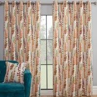 Sundour Santa Maria Floral Printed Poly Cotton Curtains 46" x 72"