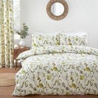 Floral Duvet Cover Bedding Bed Set Bed Linen by Prestigious - Grove Cream Green