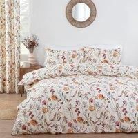 Floral Duvet Cover Bedding Bed Set Bed Linen by Prestigious - Grove Cream Green