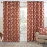 Esher Fern Leaf Pencil Pleat Curtains