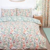 ILIV Floral Bedding Reversible Duvet Cover Set with Flowers Quilt Cover Bed Set