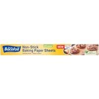 Bacofoil Non Stick, Non Slip Baking Paper Sheets (24's)