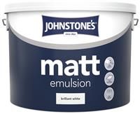 Johnstone's Contract Vinyl Matt 10L Brilliant White